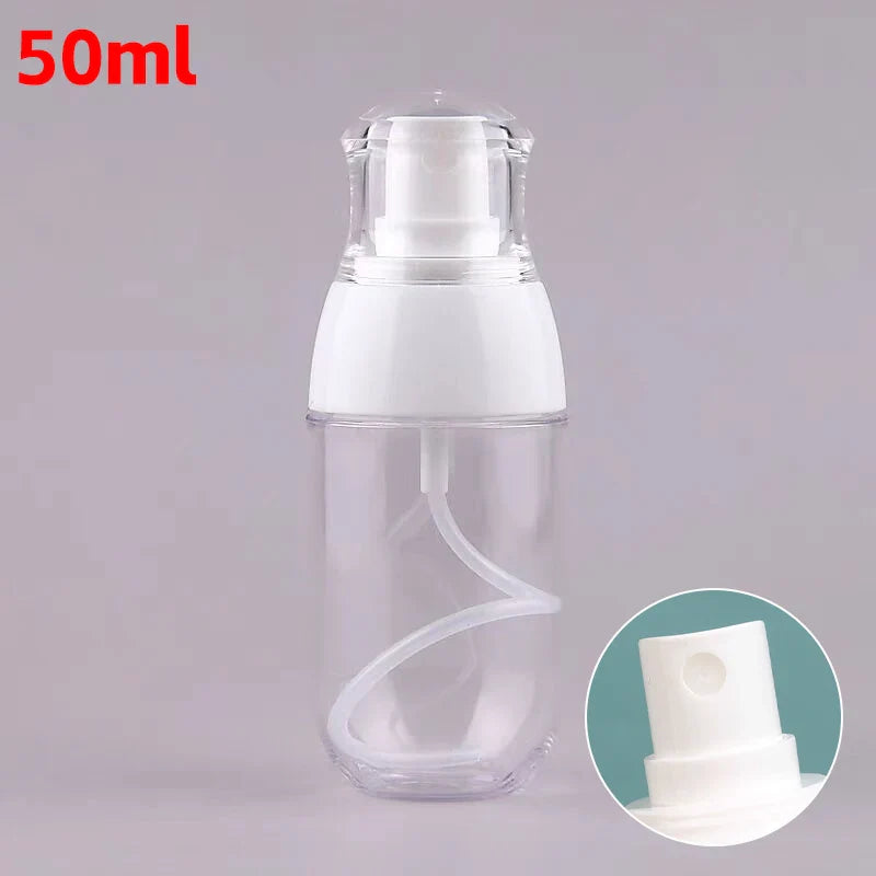 Carvallo Återfyllbar pumpflaska i plast | 50 ml / 150 ml resebehållare för schampo, lotion & kosmetik | Lätt, läckagesäker & återanvändbar