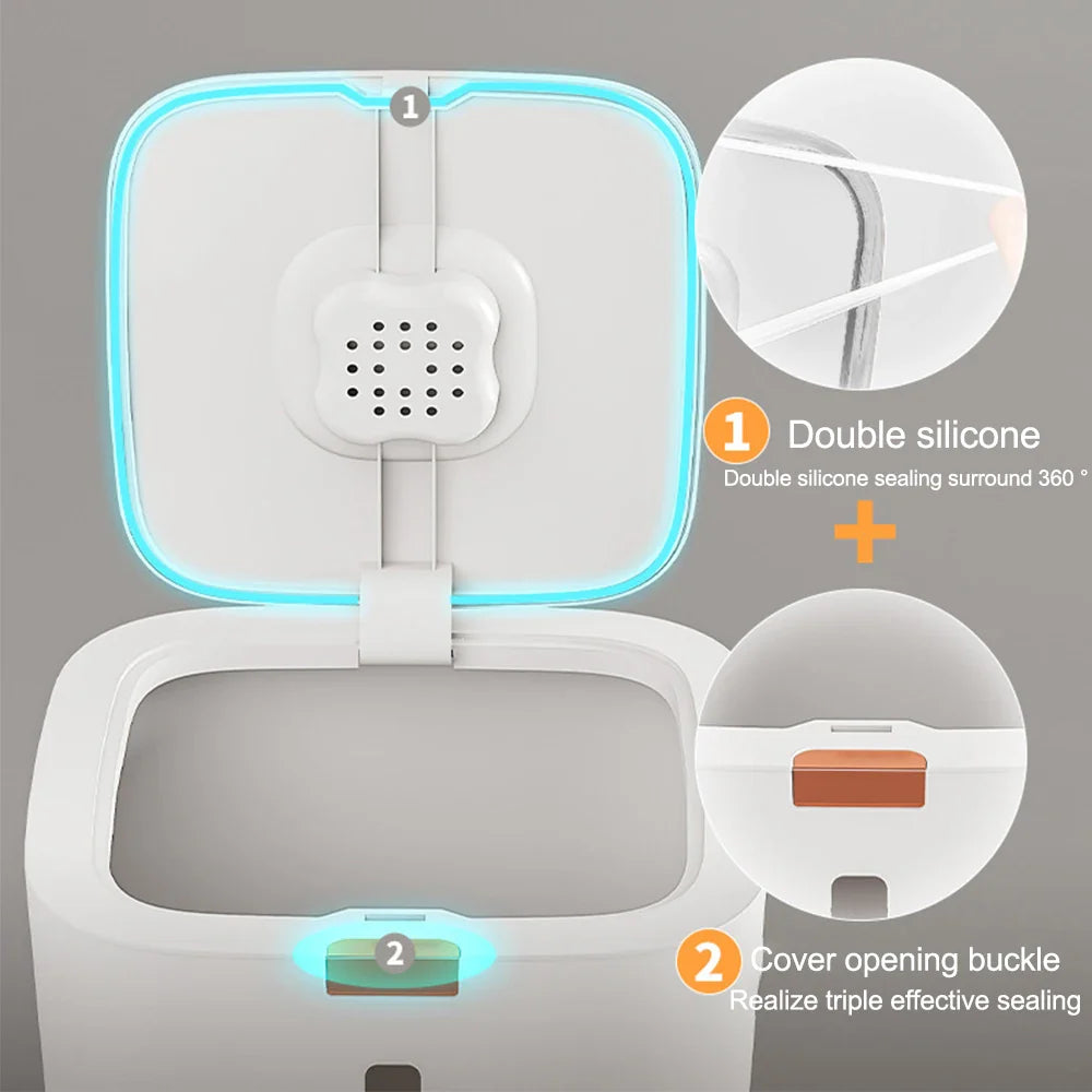 Carvallo GrainGuard | 5–10 kg kapacitet | Lufttät & Transparent | Med mätkopp & insyns fönster