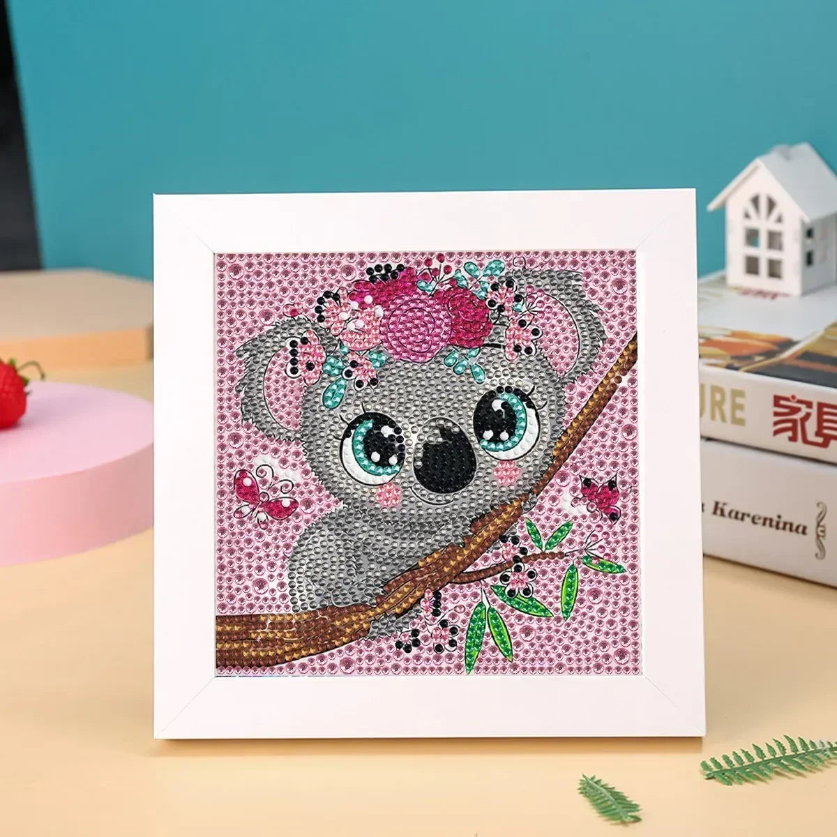 Carvallo Diamant-Malset Funkelino Kids | 5D Mosaik-Konst för Barn | Komplettset utan Ram | Från 5 År