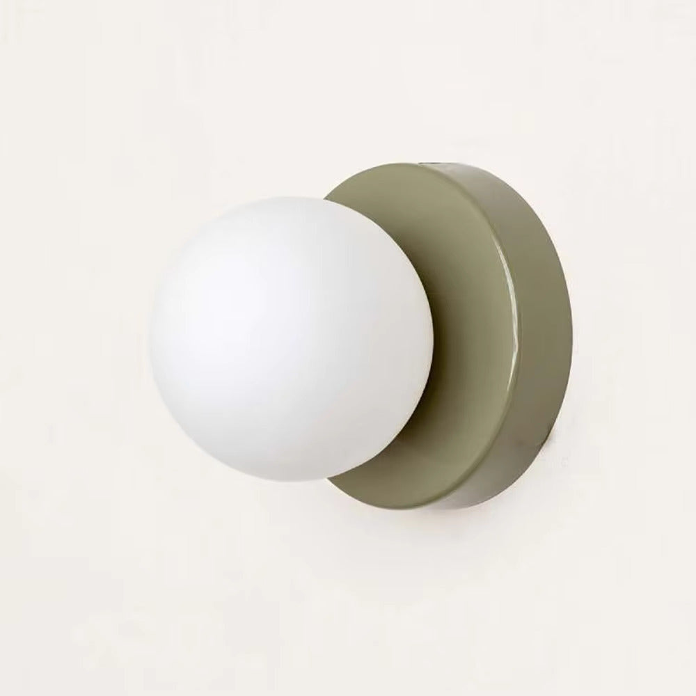 Royaleva Nordic LED Glasvägglampa – Minimalistisk Orb Sconce för Moderna Interiörer