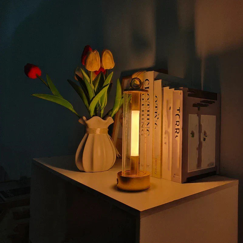 LumiTable - Uppladdningsbar LED Bordslampa med USB – Bärbar Stämningsbelysning för Inomhus &amp; Utomhus
