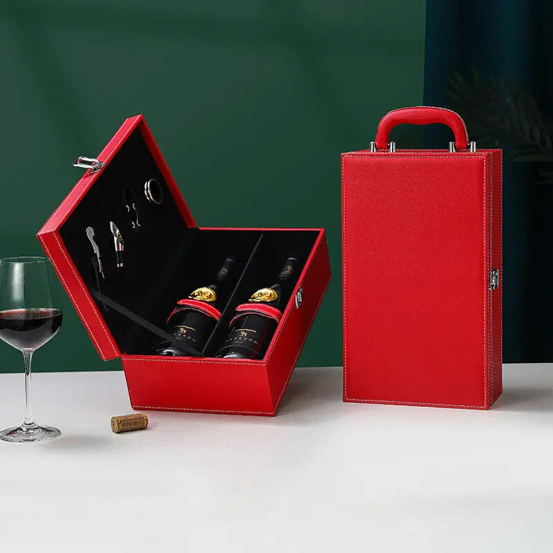 Lyxig Vinlåda - Stilig Förvaring för Vin och Tillbehör
