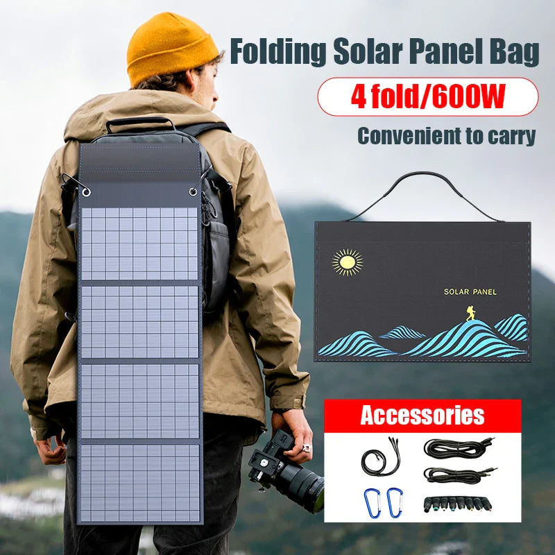 Carvallo Solpanel SolarXplore 300 | 300 W effekt | USB & DC-utgång | PET-belagd & Vattentät | Bärbar kraft för utomhus & resor