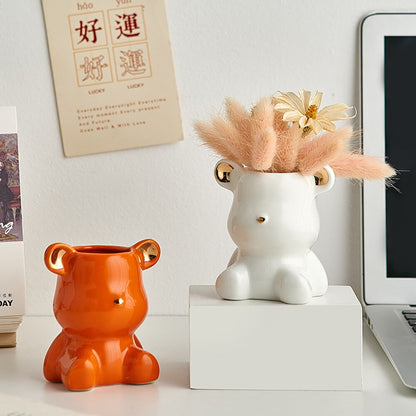 NordicBear - Legendariska keramiska björnvaser för att lägga till charm till vilket rum som helst