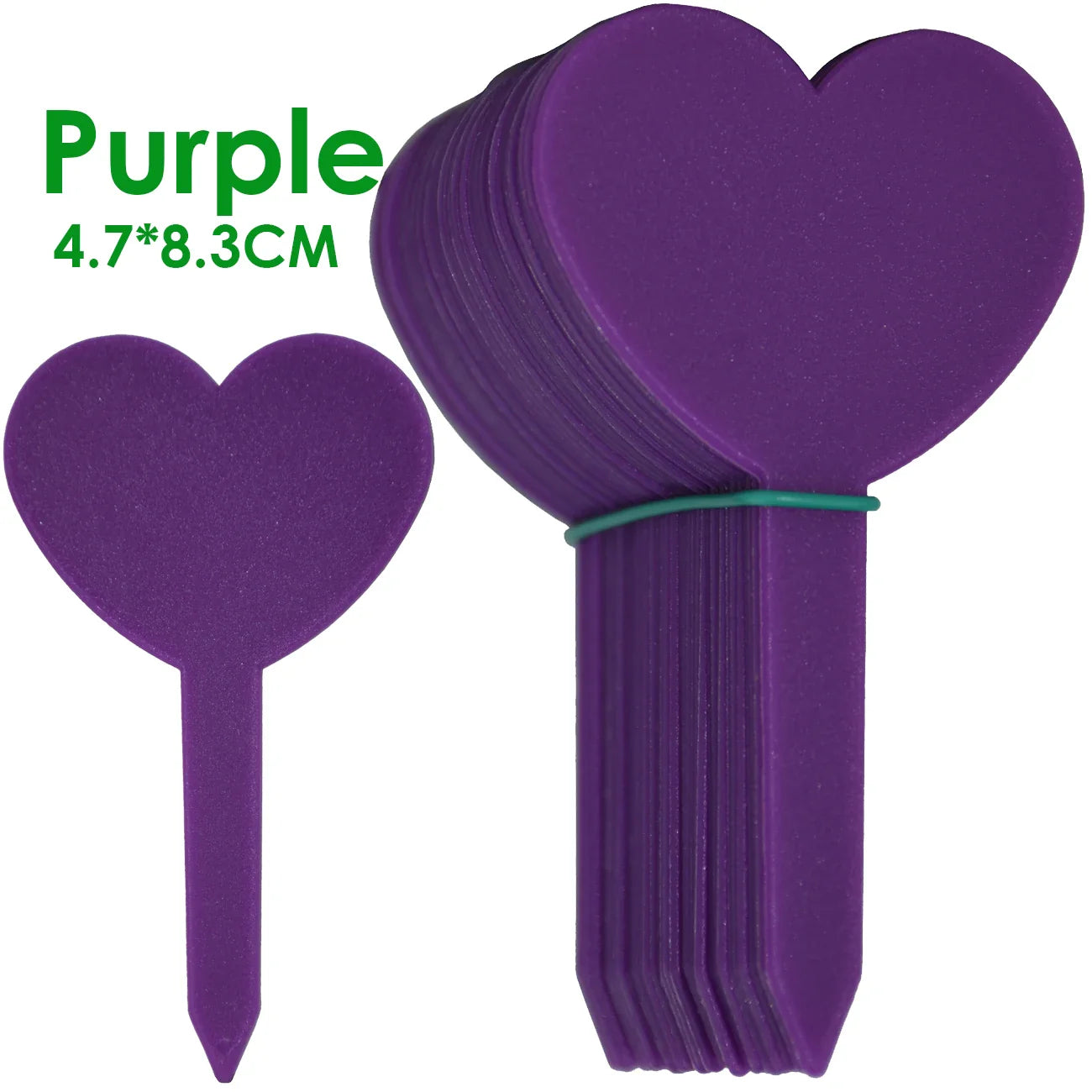 Carvallo Trädgårdsetiketter | 50 stycken | Vattentäta växtskyltar i plast | Återanvändbara | För krukor, rabatter & frön