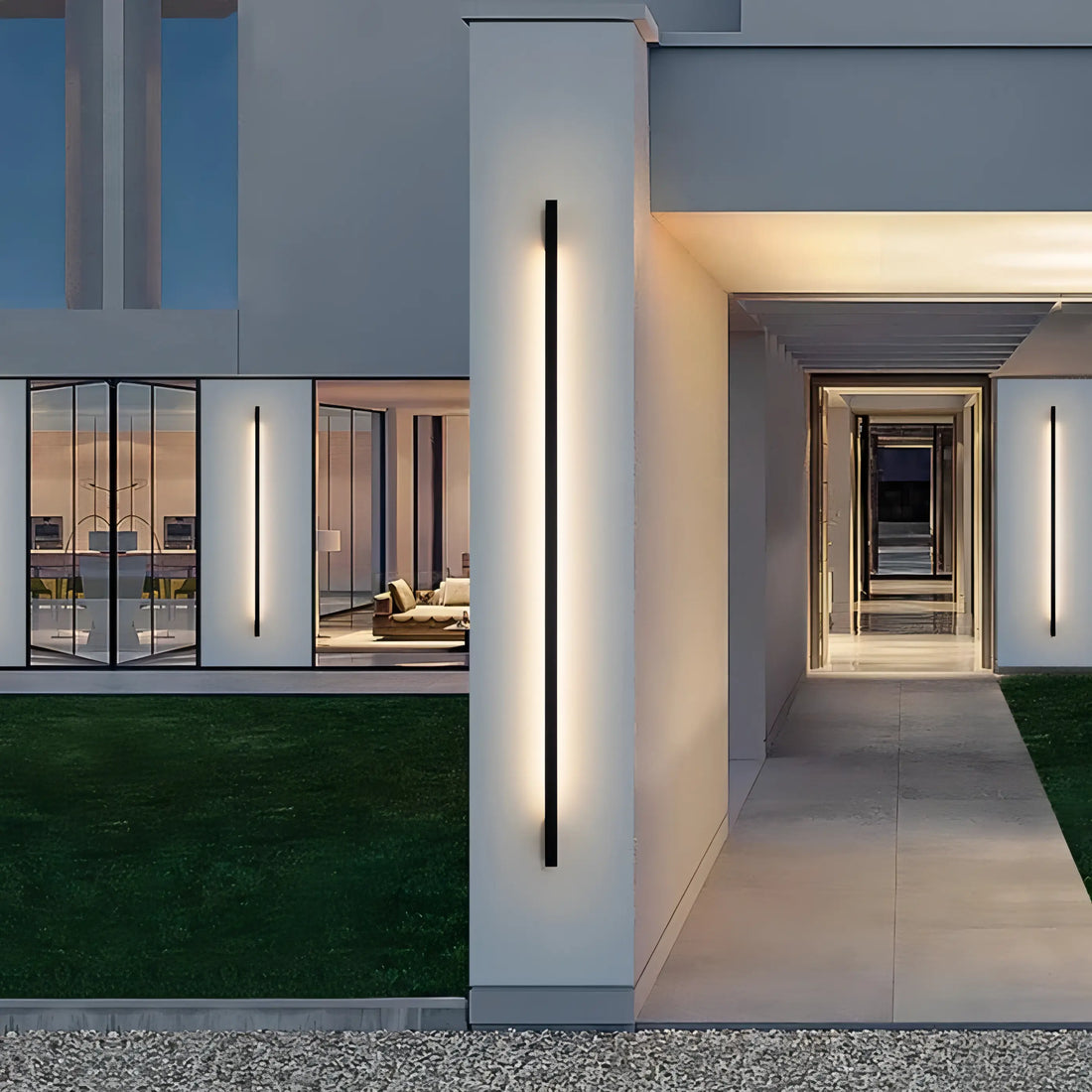 Munson - Lång Bar LED Vägglist Lampa Modern IP65 Design