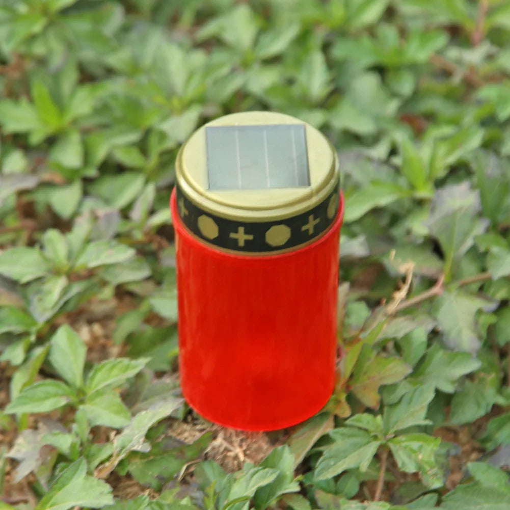 Carvallo Eternis Solar Grabbelys LED | Fladdrande ljuslook | Vattentät & Återladdningsbar | 12 cm Hög