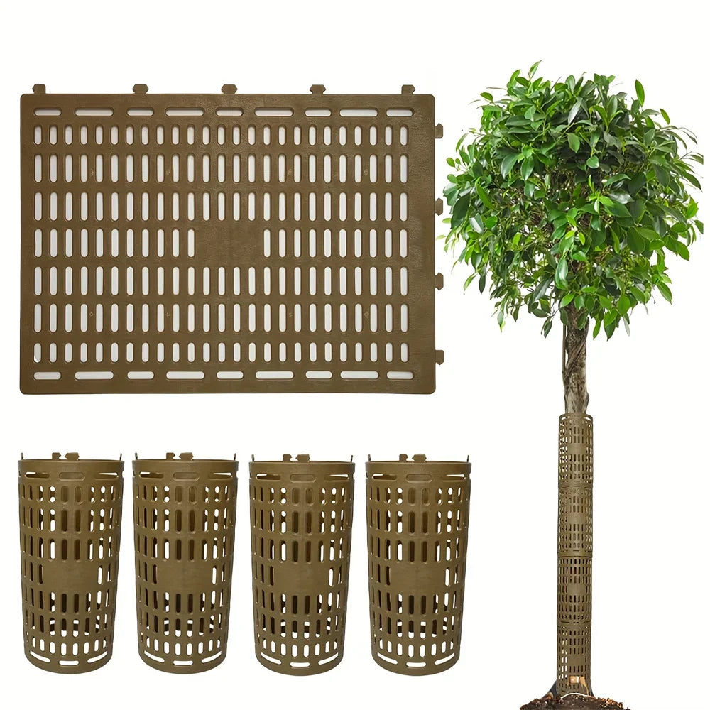 Carvallo StammProtektor Stammskydd Manschett | Kan anpassas & Återanvändbar | Skydd mot barkskador från gräsklippare & gnagare