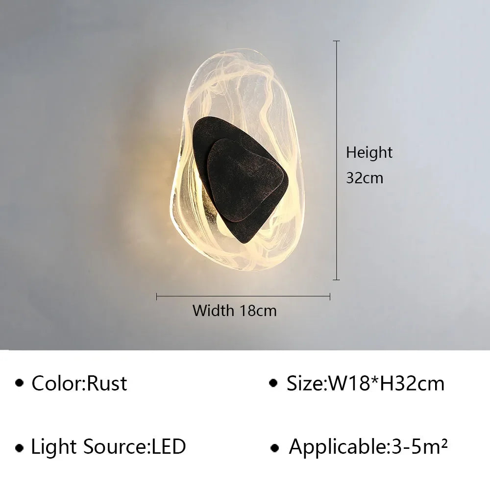 GlowElegance - Modern LED Vägglampa för Sovrum och Vardagsrum