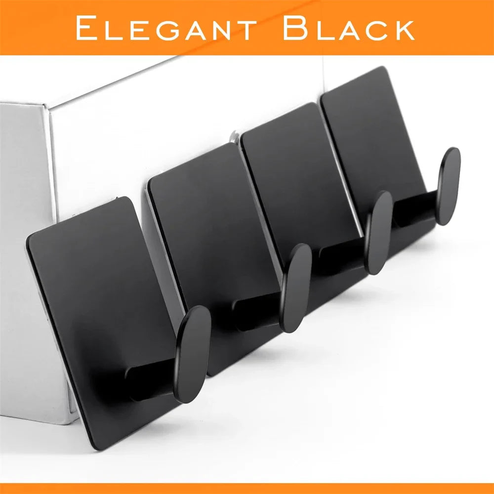 Carvallo Självhäftande Väggkrokar i Rostfritt Stål | Tung belastning | Utan borrning | För bad, kök & garderob