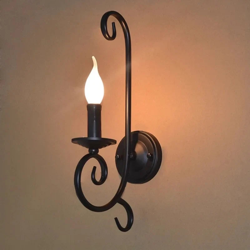 VintageGlow - Industriell Vägglampa Lång Modell För Vardagsrum &amp; Sovrum
