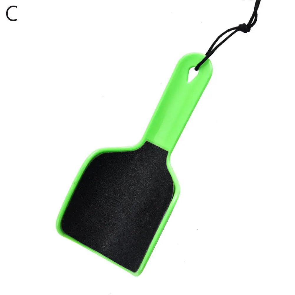 Carvallo SilkStep DuoCare | Dubbelverkande hälsovårdsverktyg med U-form | För släta, välskötta fötter | 20×9×3 cm