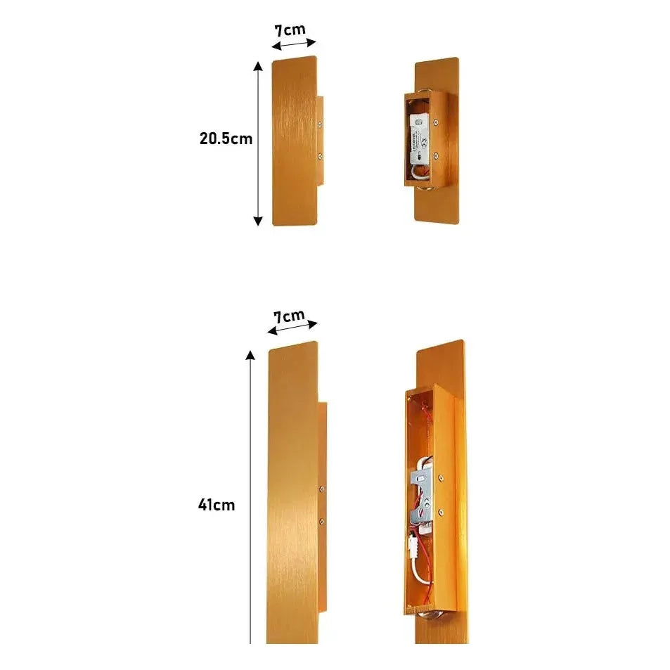 LED-Utevägglampa Aluminium – Väderbeständig & dekorativ för trädgård och terrass