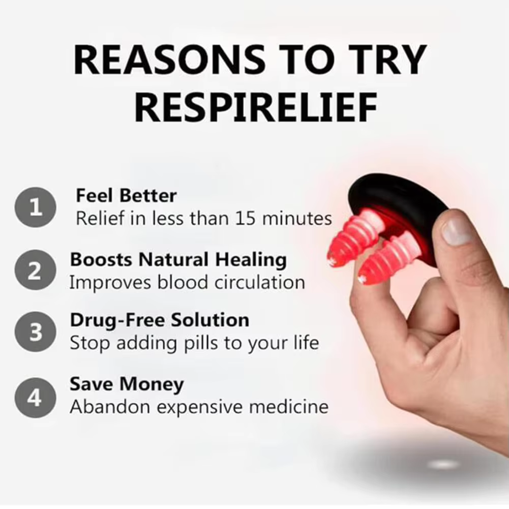 Röd Ljus Näs Terapi Enhet – Snabb, Naturlig Lindring från Förkylningar & Bihåleinflammation