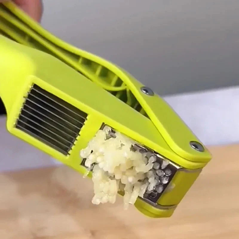 Carvallo DuoCrush | 2-i-1 funktion | rostfritt stål & halkfritt handtag | 19×3,8×7,8 cm