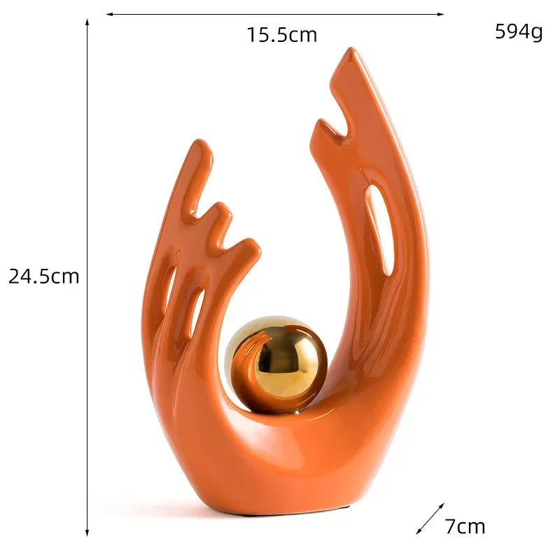 ZenAura Skulptur Set – Modern och Elegant