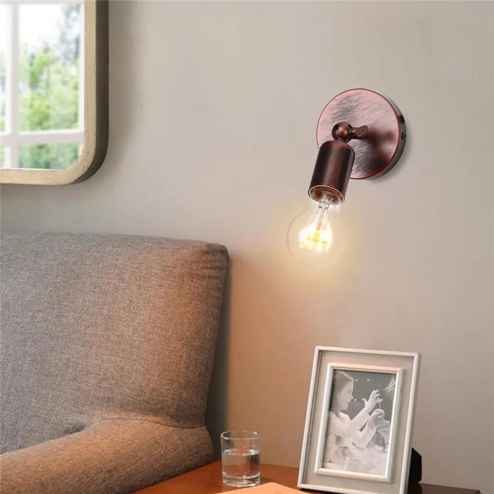 IndustriellBrons - Justerbar Retro Vägglampa för Stämningsfull Belysning