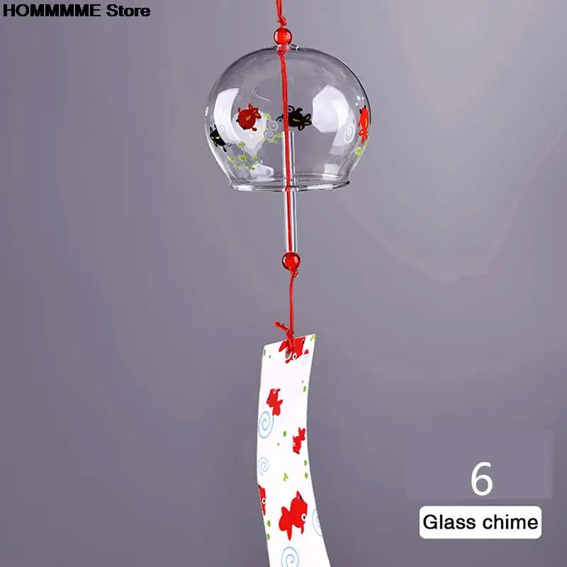 Carvallo-Windglocke Hanabira | Japansk stil | Klar ton & dekorationhängare | Handgjord