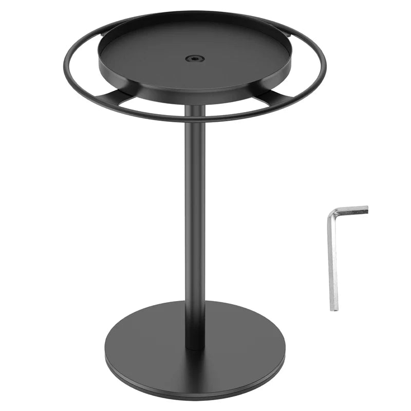 Carvallo Rotatable Sunglasses Organizer | 360° Rotating Stand with Jewelry Tray | Stainless Steel | 20 × 24 × 15 cm