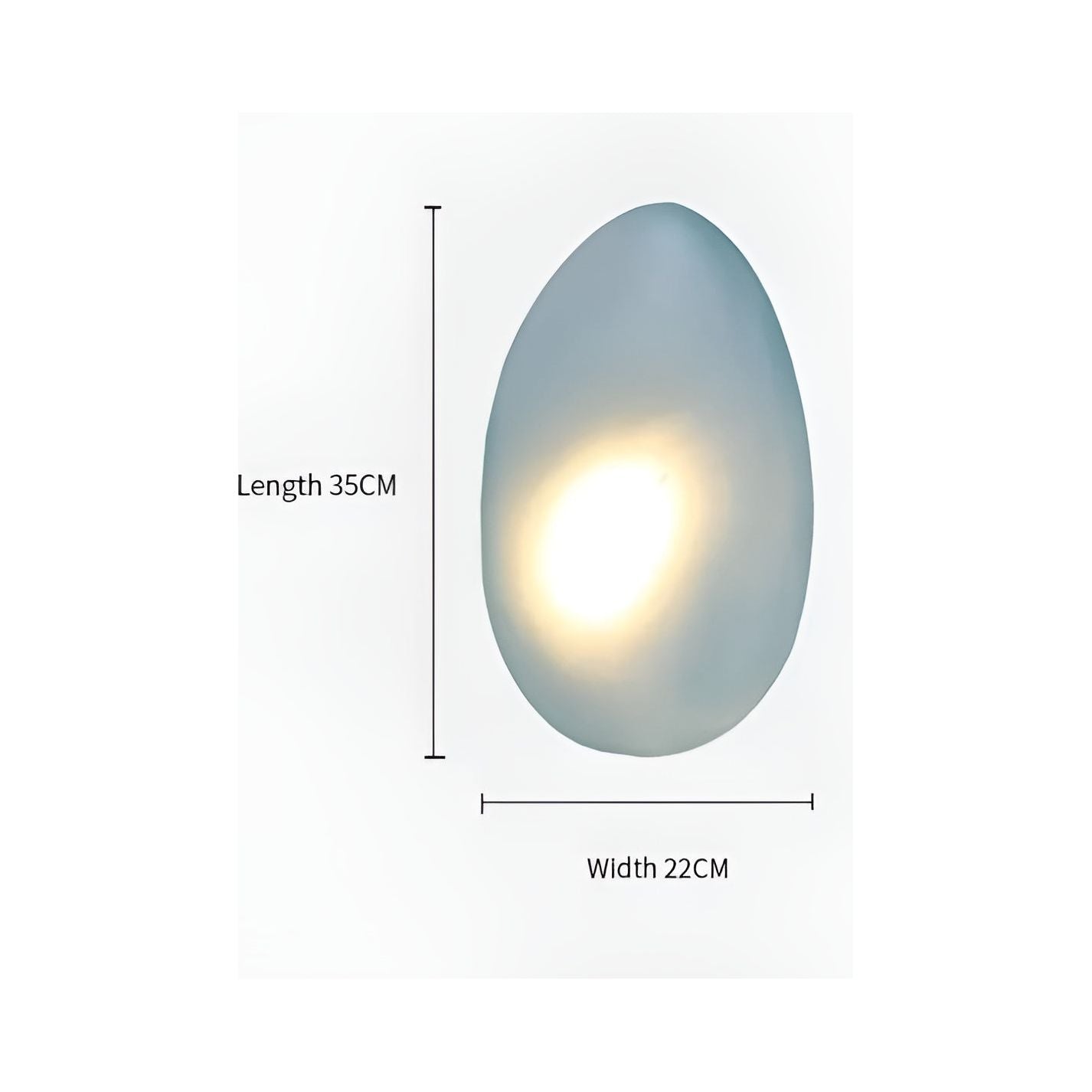 AuroraGlass Light - Nordisk glasfönster vägglampa