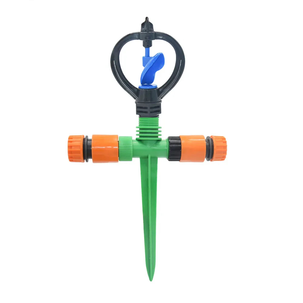 Carvallo Trädgårdssprinkler 360° vridbar | Automatisk bevattning | Vortex-dysor | 4–5 m räckvidd