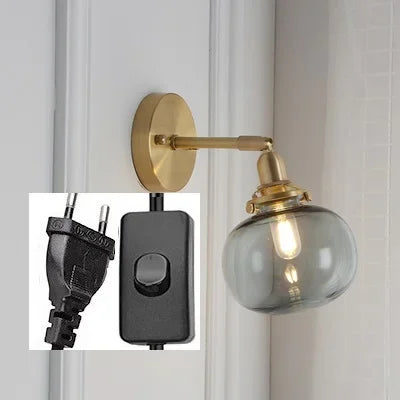 LichtKrona - Modern Vägglampa med Dragströmbrytare