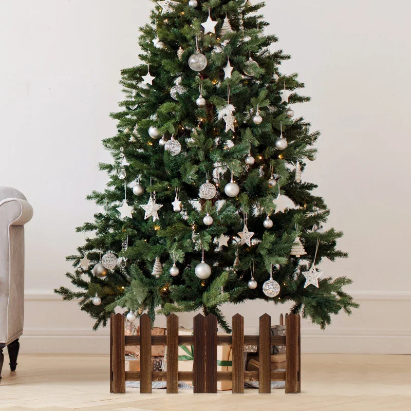 Dekorativ trädhägn för bäddar och utomhusområden