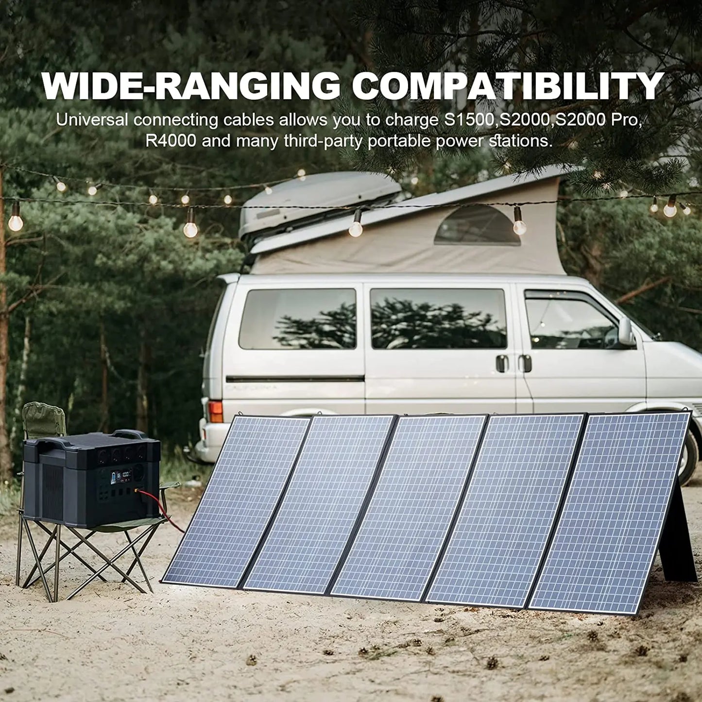 Carvallo Solpanel SolNova Pro | 100W / 140W / 200W | Hög effektivitet | IP67 Vattentät | För camping, balkong och off-grid