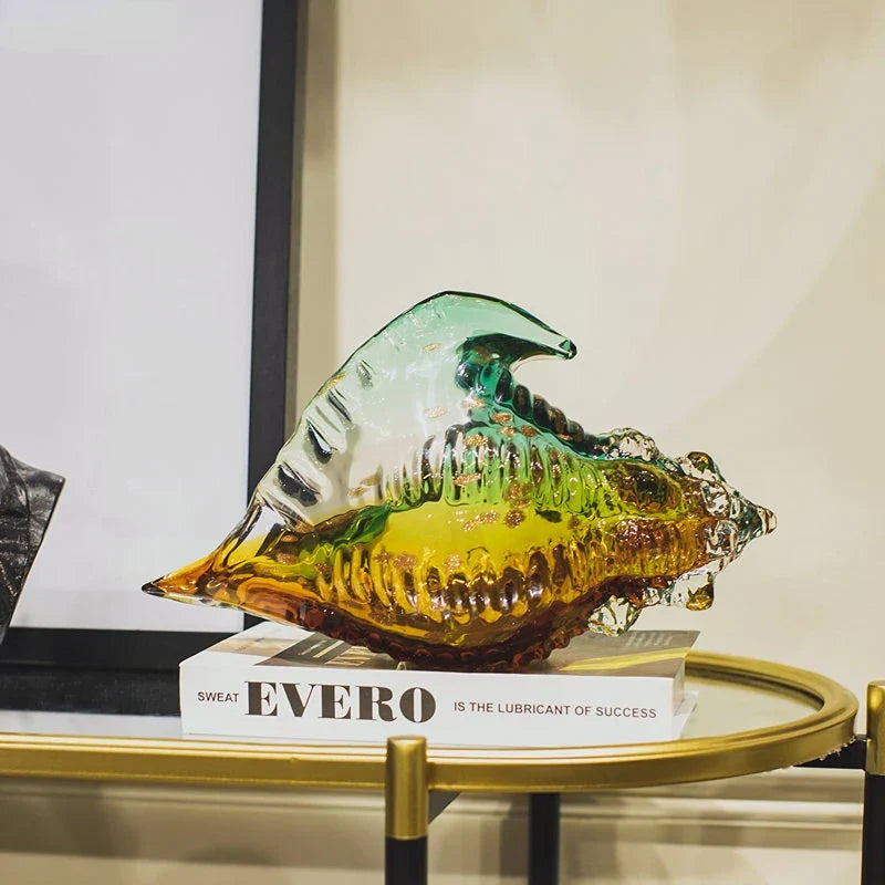 OcearaShell – Dekorativ skulptur med mjuka kurvor och havsinspirerad form