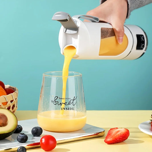 Carvallo BlendOne Mobilt Smoothie-Mixer | Trådlös & Kraftfull | Färsk Saft på Språng | 450ml