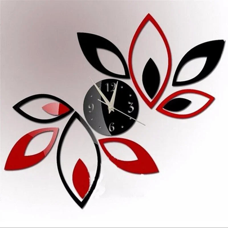 DecoTime - Modern 3D Akryl Väggklocka