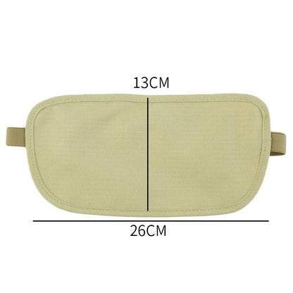 Carvallo midjeväska SafePouch | Osynlig bältesväska för pass och pengar | Platt &amp; Säker | 26×13 cm | För resor &amp; sport