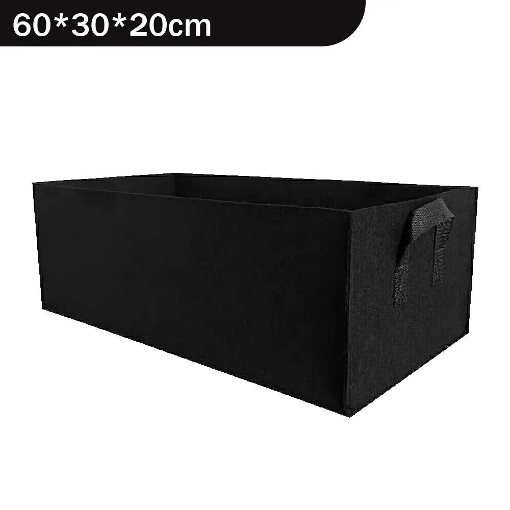 Carvallo Växtväska | Rektangulär växtpåse av nonwoven-material | Med handtag och dränering | För grönsaker, blommor och örter