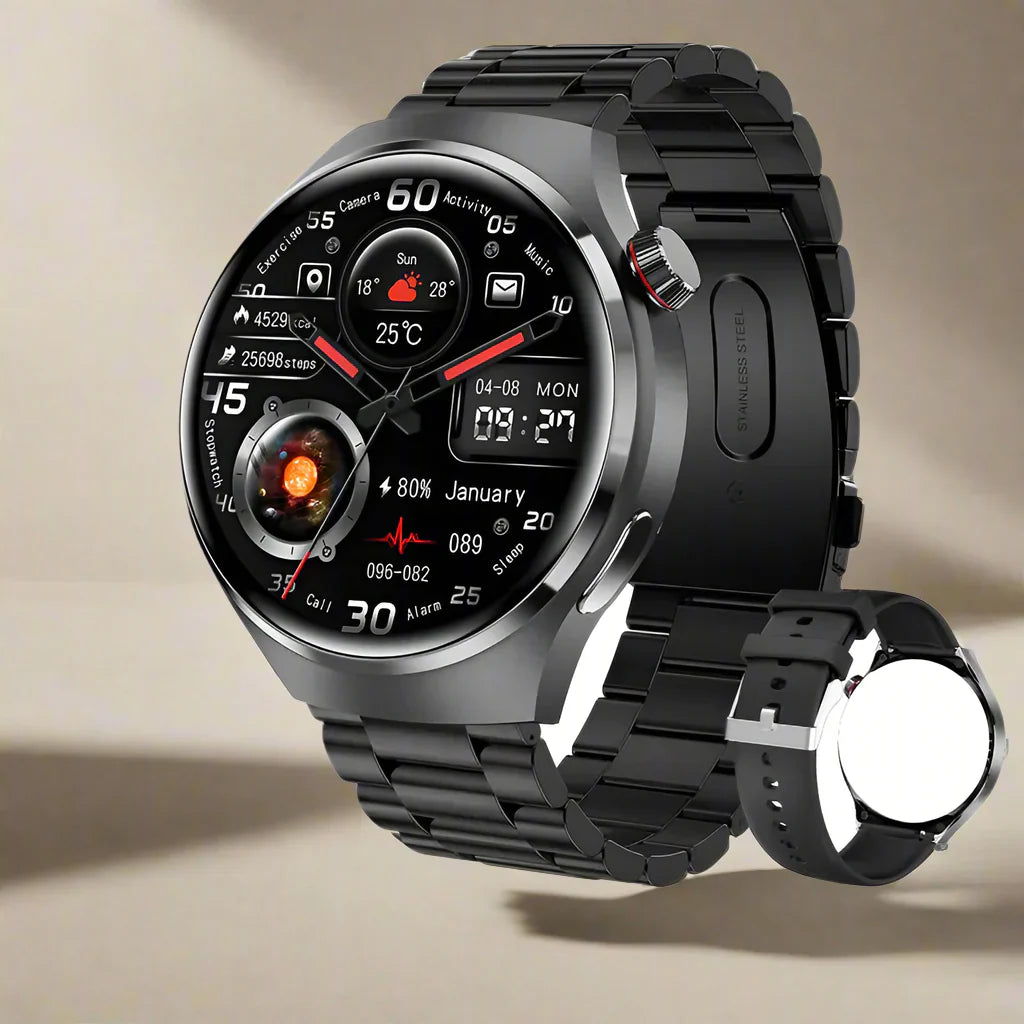 Luxora Pro 2025 Smartwatch – Avancerad Hälsa &amp; Fitness Tracker