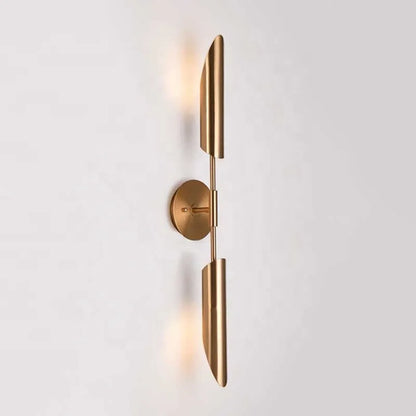 LuxeGlam - Gyllene Industriell Vägglampa för Hotell och Vardagsrum