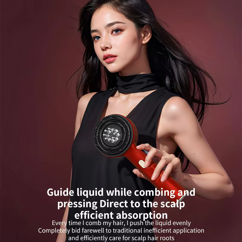 Röd Ljus Huvudbotten Terapi Kam