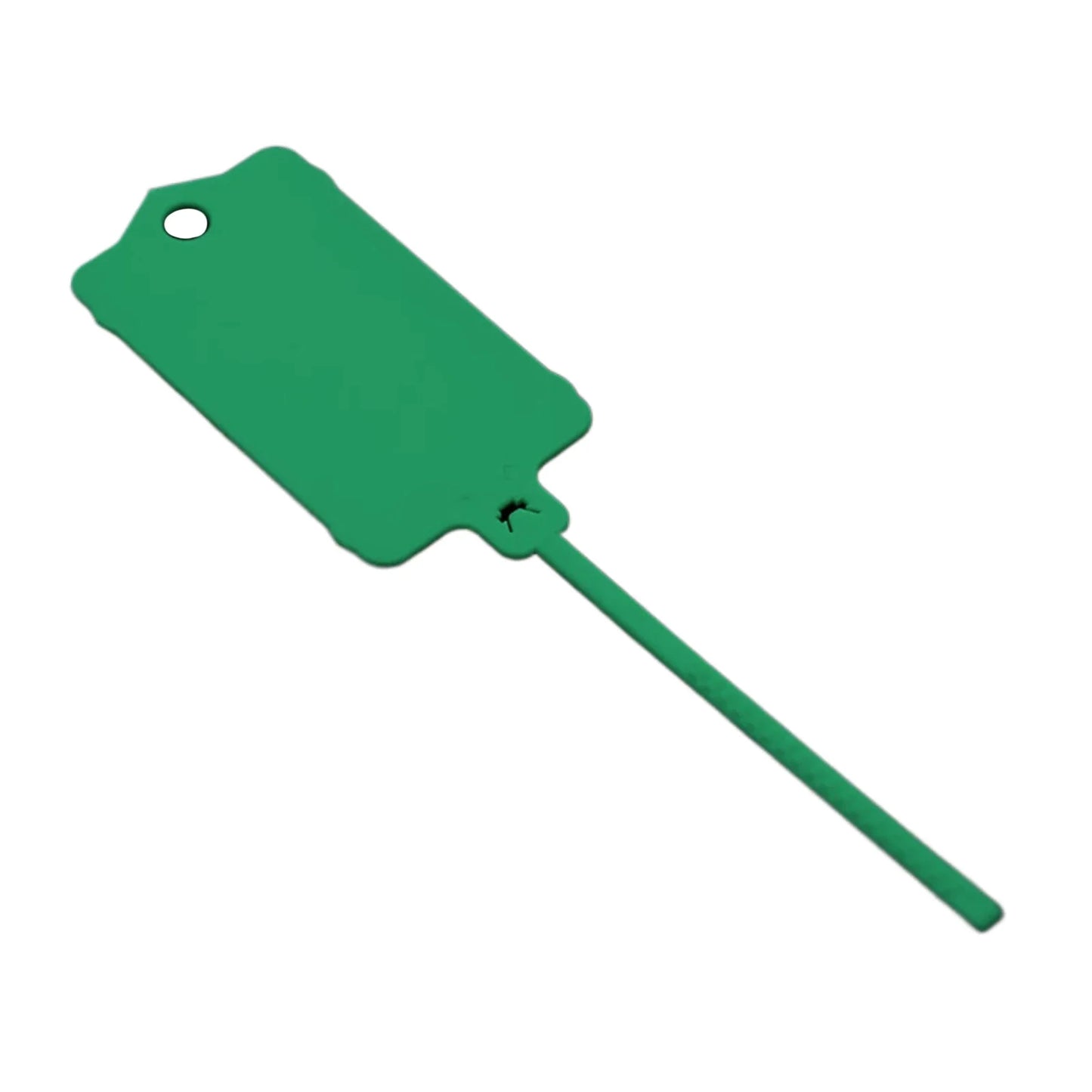 Carvallo FlexiTag 100 | 100 stycken | Återanvändbara plastetiketter med förslutningsband | För nycklar, bagage, lager och kontor