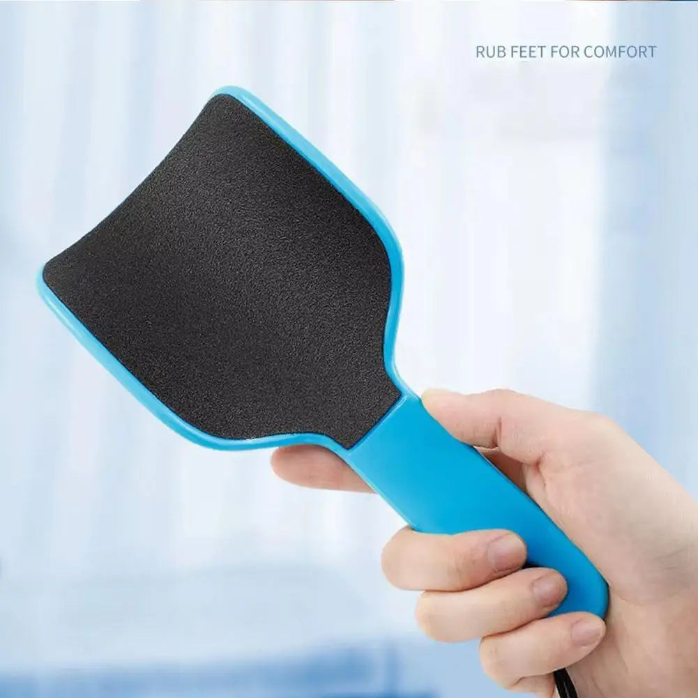 Carvallo SilkStep DuoCare | Dubbelverkande hälsovårdsverktyg med U-form | För släta, välskötta fötter | 20×9×3 cm