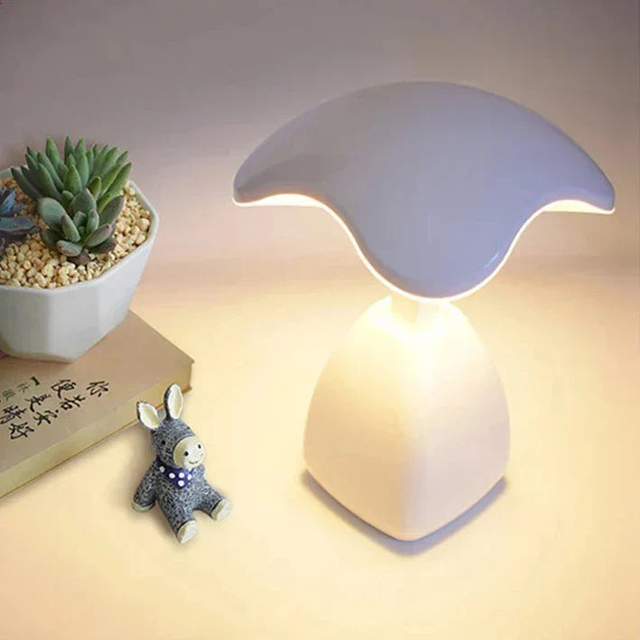 GlowTouch - LED Nattlampa med Touchkontroll, Dimbar Bordslampa för Sovrum och Kontor