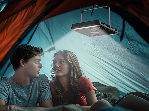 Royallure Bärbar Uppladdningsbar Bordsvovare – 20000mAh Batteri, Tyst 4-Hastighets Luftflöde & LED Lampa