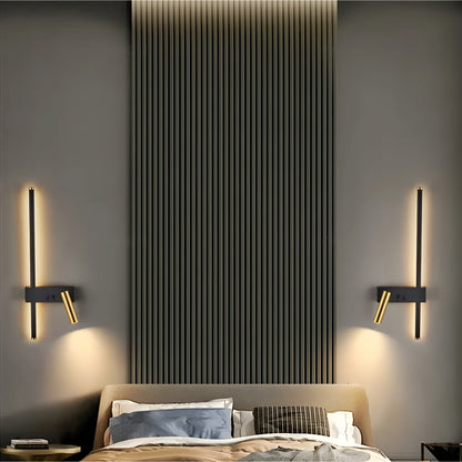 Duo-Vägglampa med strömbrytare - Minimalistisk design för vardagsrum och sovrum