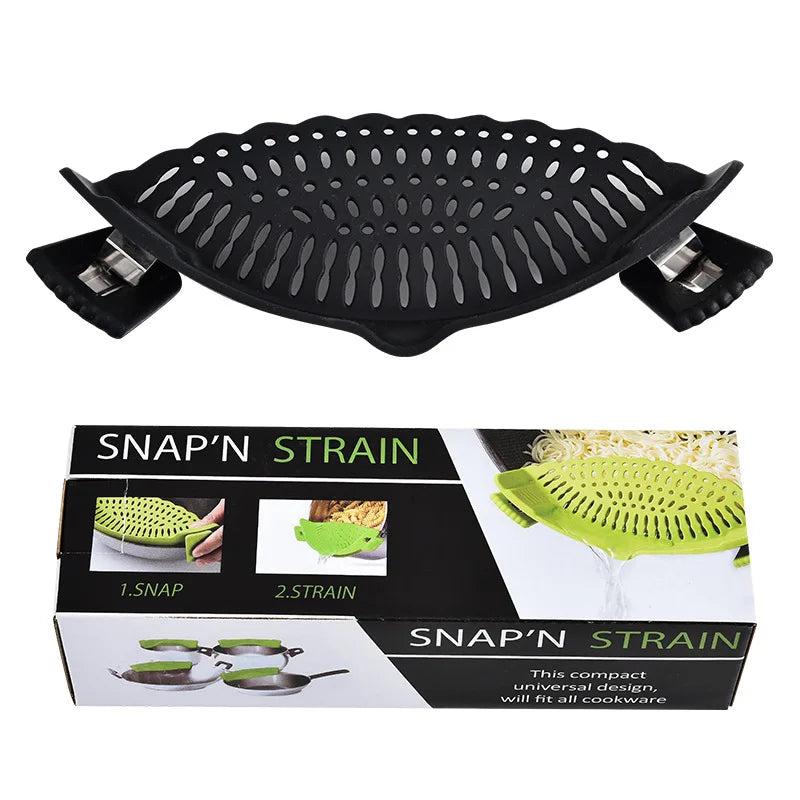 Carvallo Silikon-Avgjutningshjälp | Universellt Clip-On Silo | Anti-Överflödesdesign | För Kastruller & Stekpannor | BPA-fri