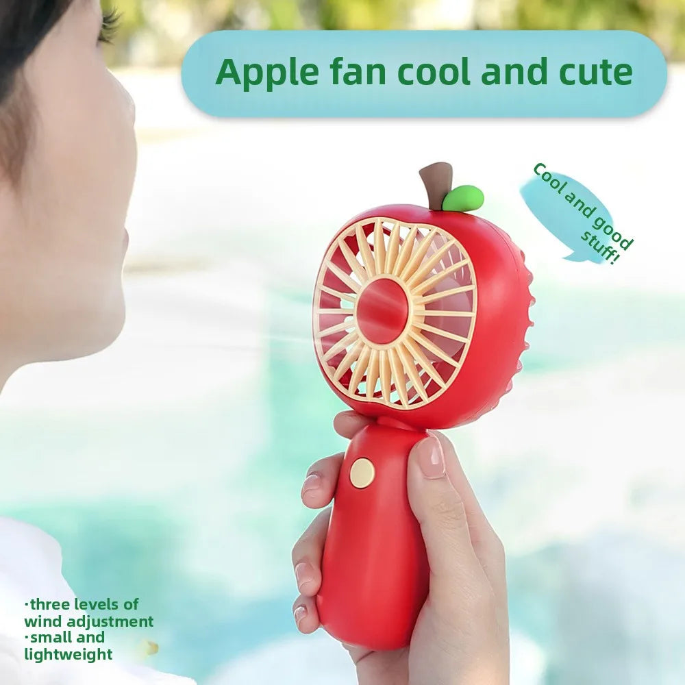 Carvallo-Handventilator FruBreeze | USB-laddning | Bärbar & Tyst | Sommarpryl i fruktdesign