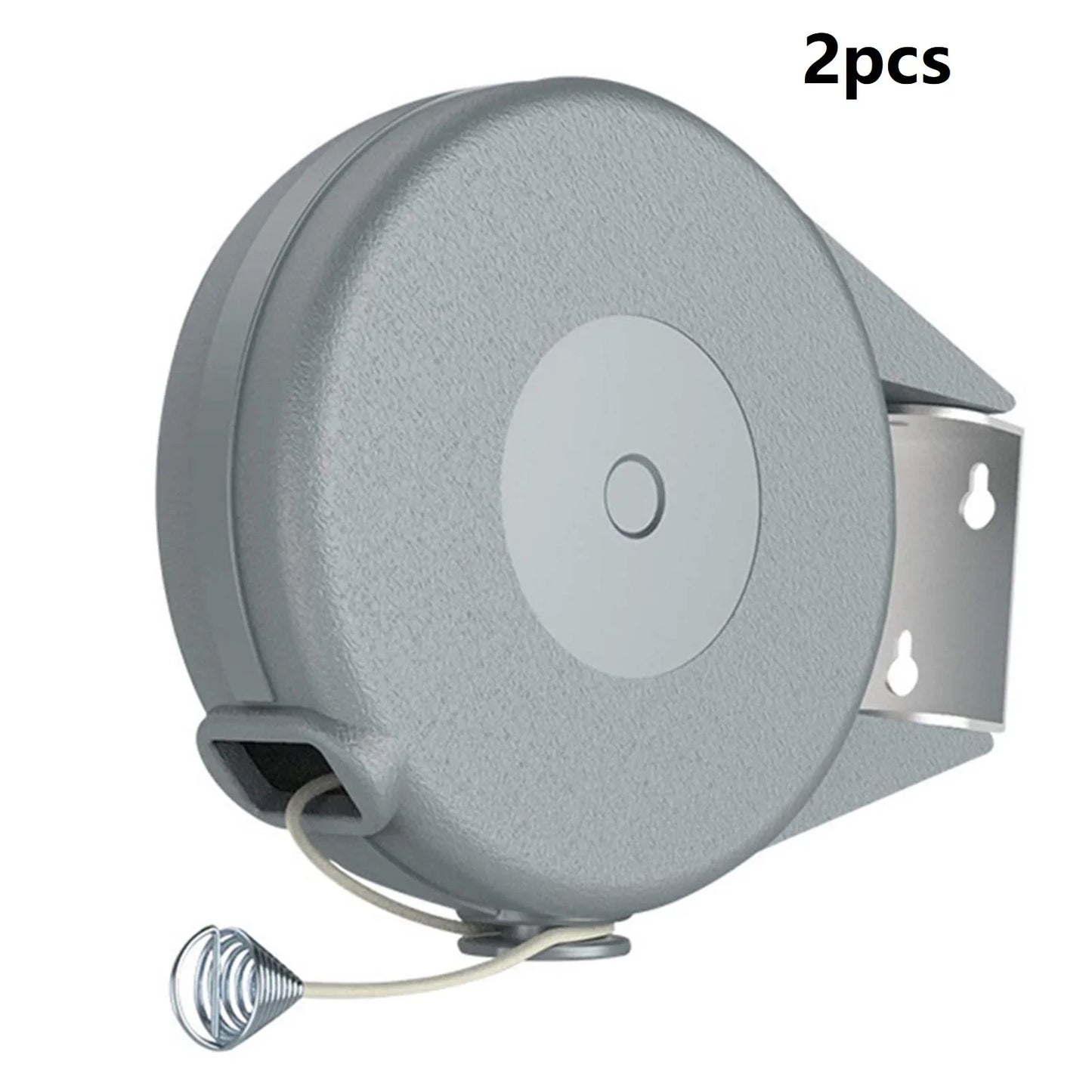 Carvallo Teleskop-tvättlinje | 12 Meter utdragbar tvättlina | Automatisk inrullning | För inomhus & utomhus