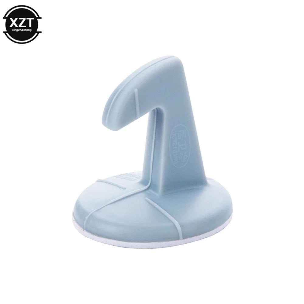 Carvallo Självhäftande dörrstoppare med krok | Ljuddämpande anti-kollisionspad | Vägg- & dörrskydd, stötsäker & vibrationsminskande