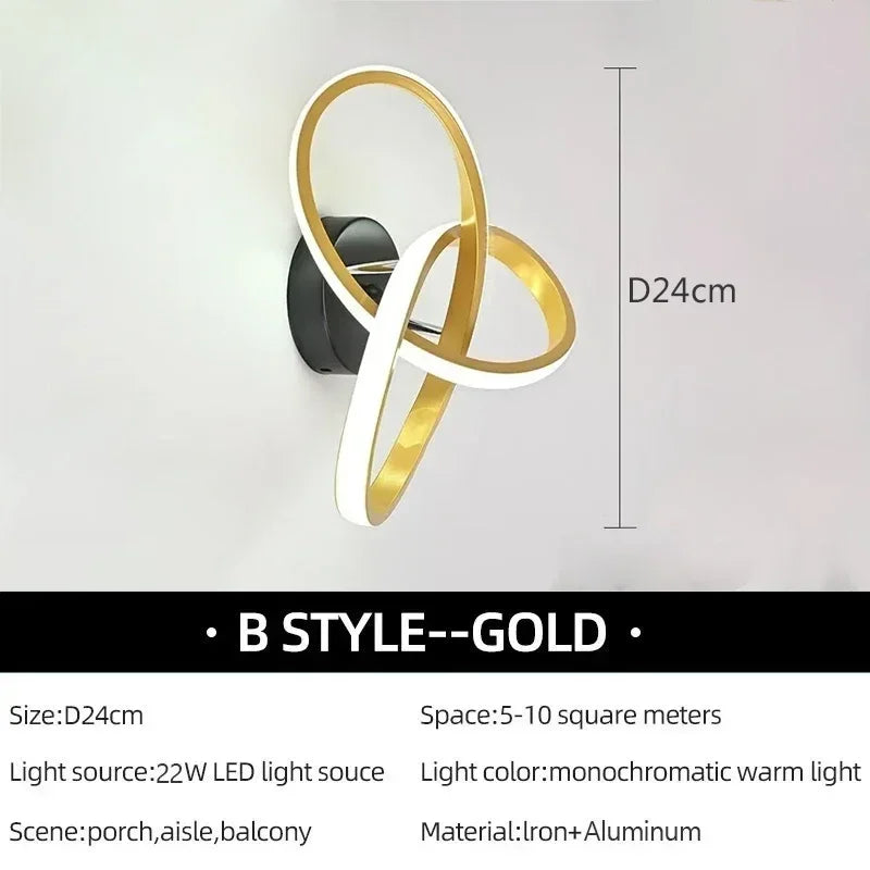 LumiLine - LED Vägglampa och Takbelysning för Sovrum och Vardagsrum