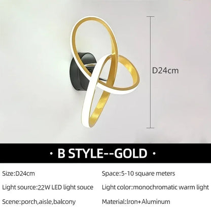 LumiLine - LED Vägglampa och Takbelysning för Sovrum och Vardagsrum