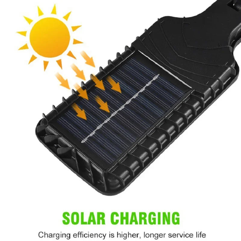 Carvallo MotionBright Solarlampa med rörelsesensor | IP65 Vattentät | Med fjärrkontroll & 3 ljuslägen | För trädgård, vägg & uppfart