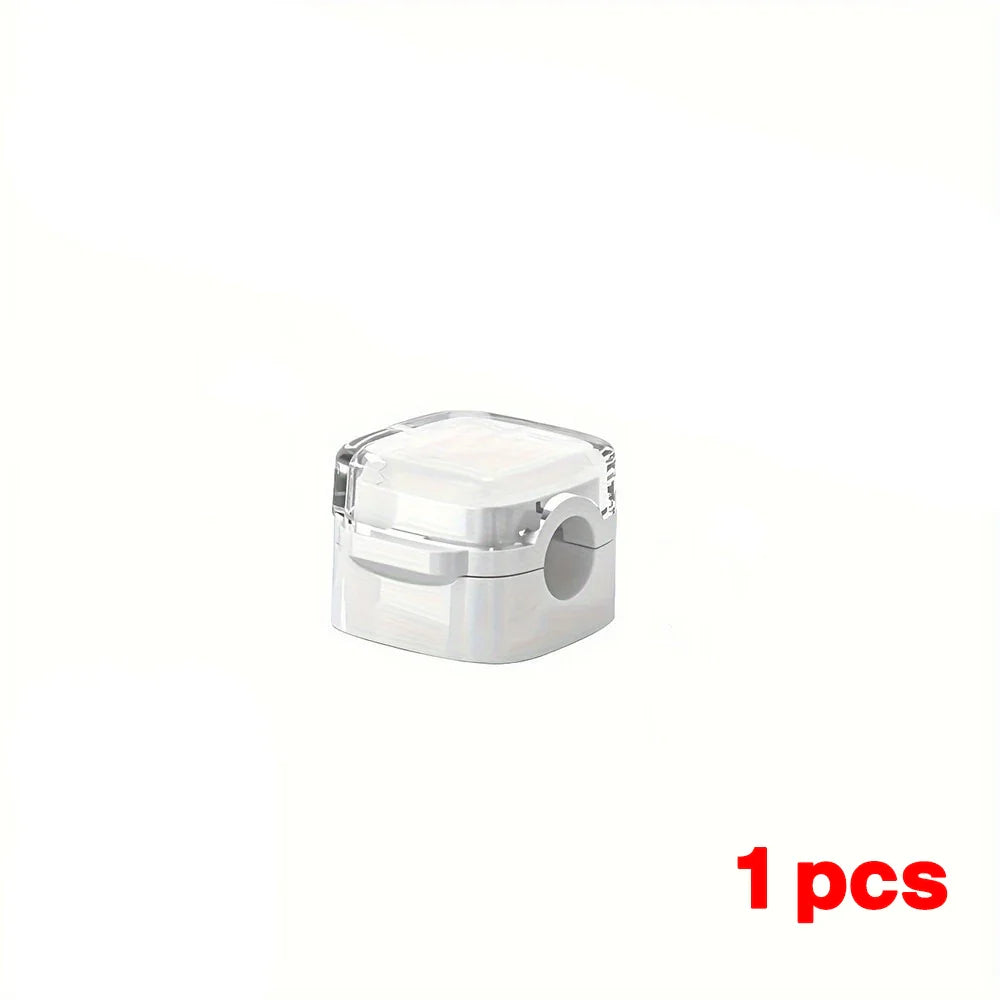 Carvallo Kabelhalter | Magnetisk kabelføring for skrivebord & vegg | Selvklebende & transparent | For data- & audiokabler