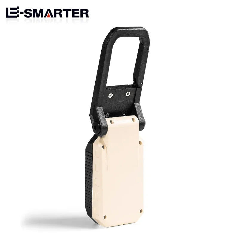 Carvallo MOBILCOB Återuppladdningsbar arbetslampa med COB-LED | Magnetfot & varningsljus | Bärbar USB-nödbelysning för verkstad & utomhus